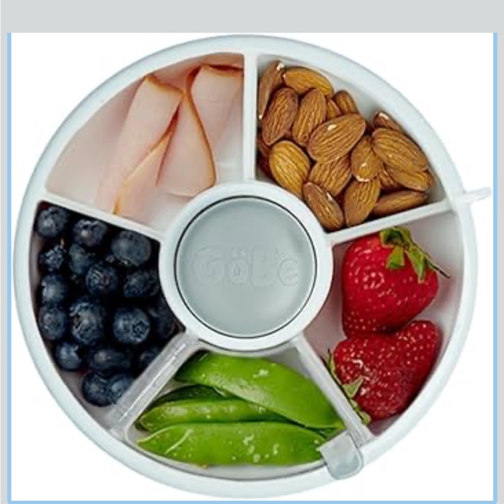 Toddler GoBe Kids Small Snack Spinner Flip Bundle with Hand Strap LN